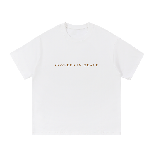 COVERED IN GRACE — Premium Cotton T-Shirt